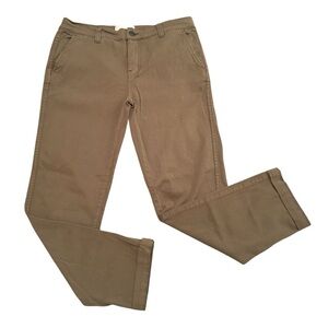Current/Elliot Cuffed Straight Leg Olive Trouser 26